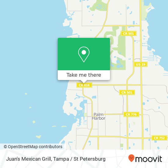 Mapa de Juan's Mexican Grill