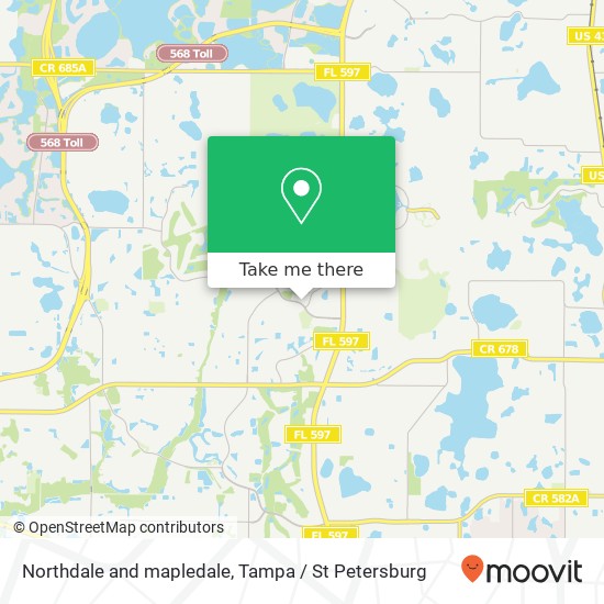 Mapa de Northdale and mapledale