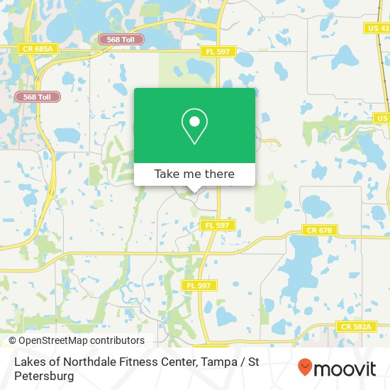 Mapa de Lakes of Northdale Fitness Center