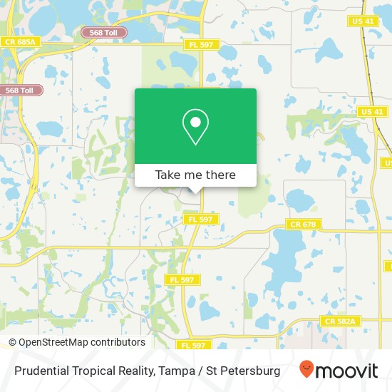 Prudential Tropical Reality map