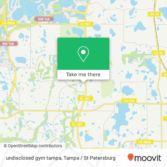 undisclosed gym tampa map