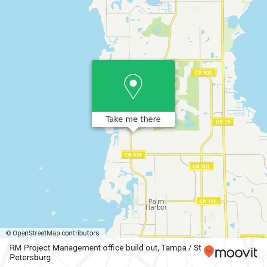 Mapa de RM Project Management office build out