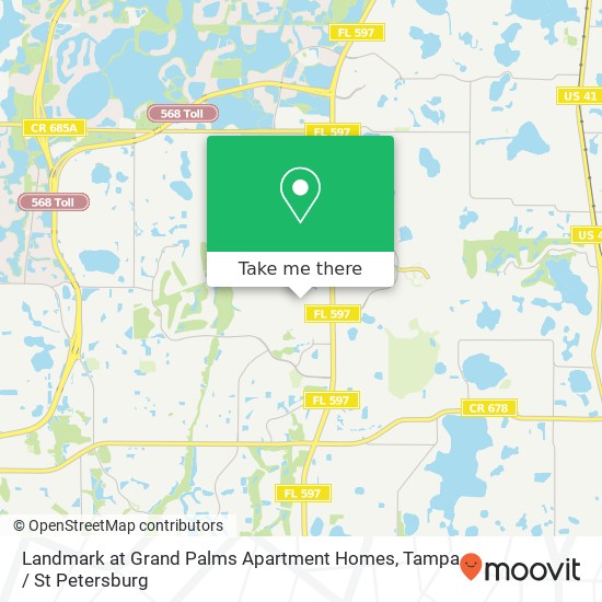 Landmark at Grand Palms Apartment Homes map