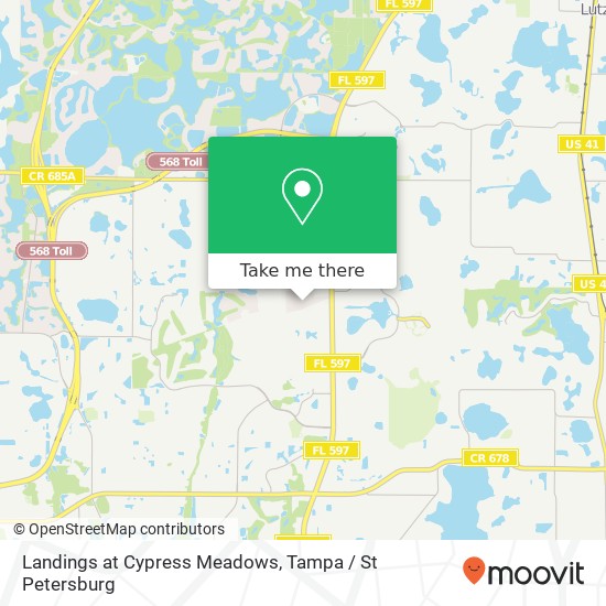 Mapa de Landings at Cypress Meadows