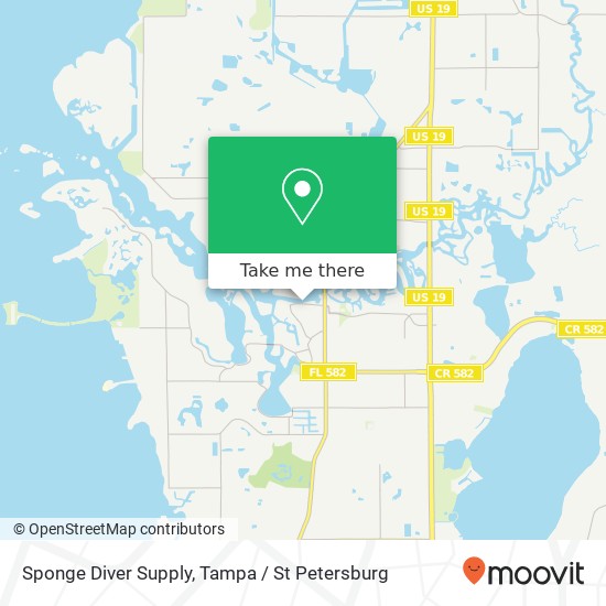 Mapa de Sponge Diver Supply