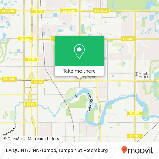 Mapa de LA QUINTA INN-Tampa