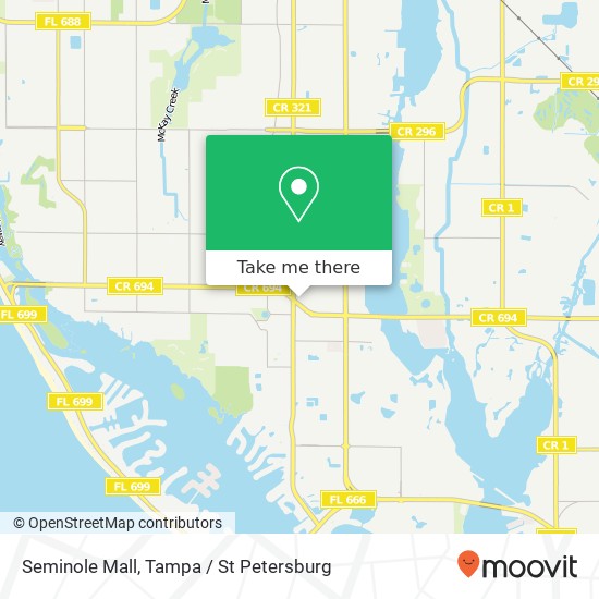 Seminole Mall map