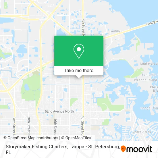 Storymaker Fishing Charters map