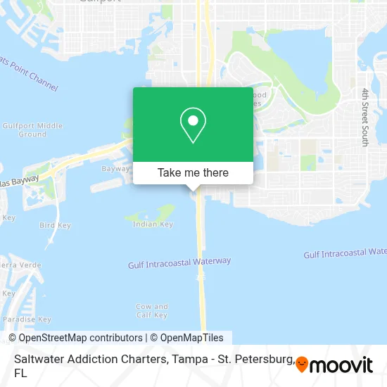 Saltwater Addiction Charters map