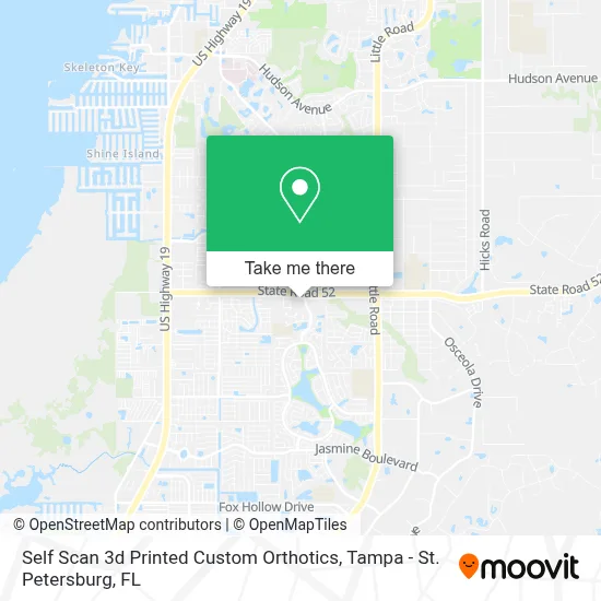 Self Scan 3d Printed Custom Orthotics map