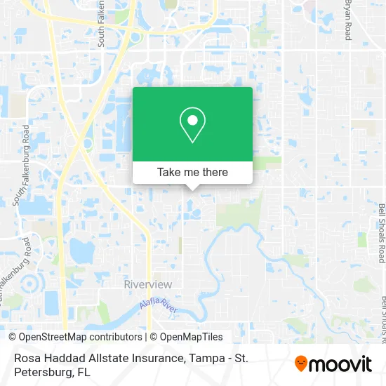 Rosa Haddad Allstate Insurance map
