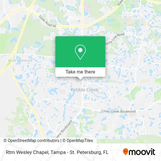 Rtm Wesley Chapel map