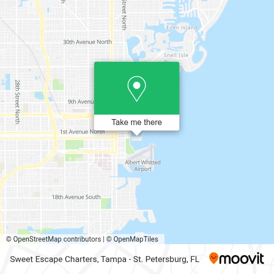 Sweet Escape Charters map