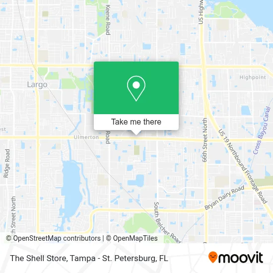 The Shell Store map