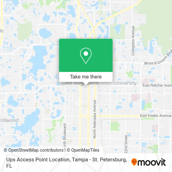 Ups Access Point Location map