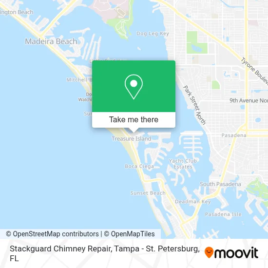 Stackguard Chimney Repair map