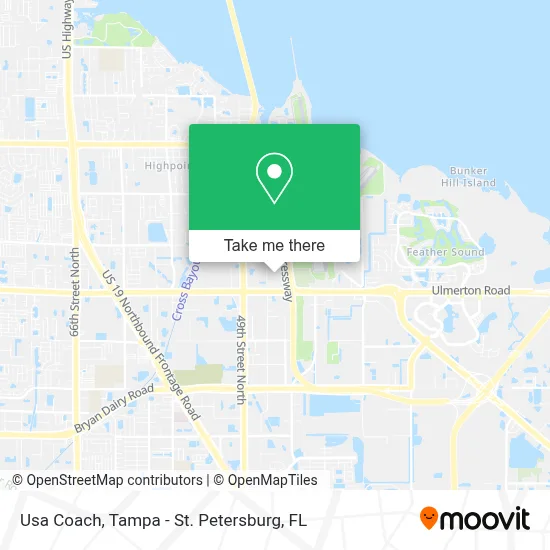 Usa Coach map