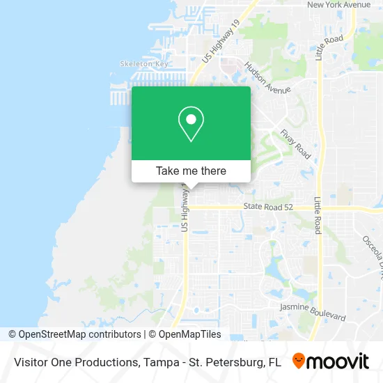 Visitor One Productions map