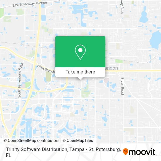 Trinity Software Distribution map