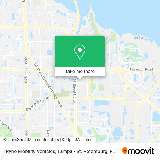 Ryno Mobility Vehicles map
