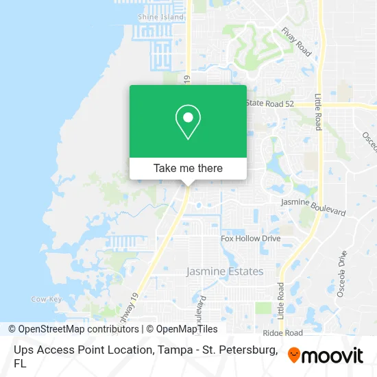 Ups Access Point Location map