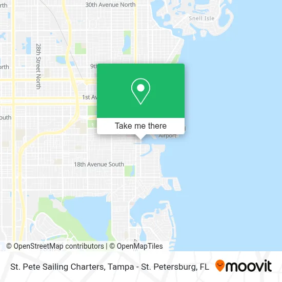 St. Pete Sailing Charters map