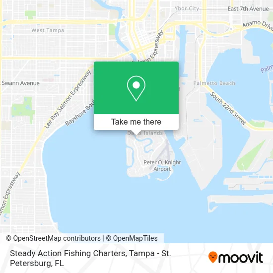 Steady Action Fishing Charters map