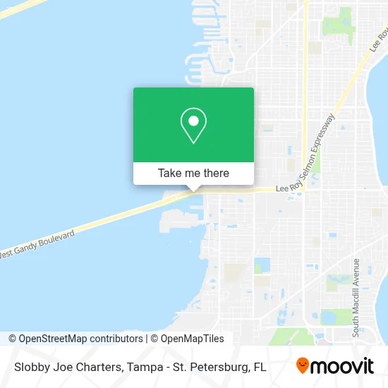Slobby Joe Charters map