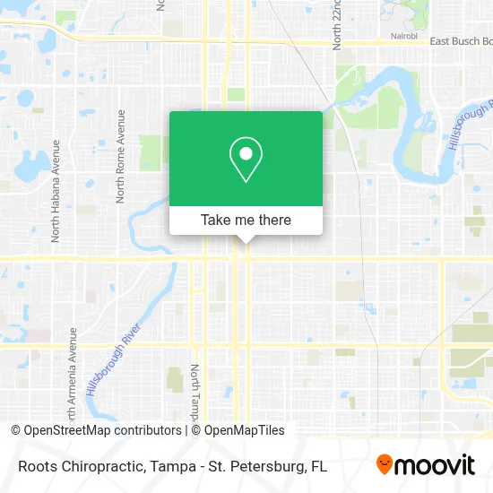 Roots Chiropractic map