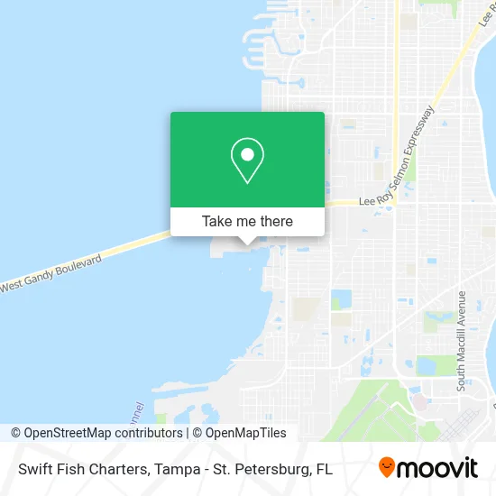 Swift Fish Charters map