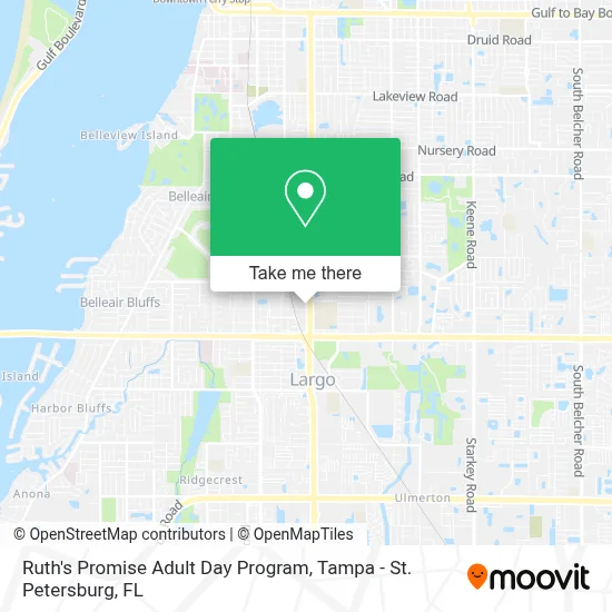 Ruth's Promise Adult Day Program map