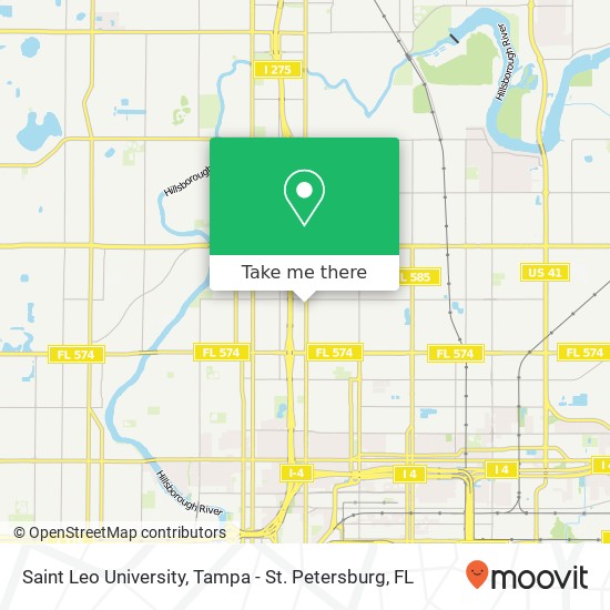 Saint Leo University map