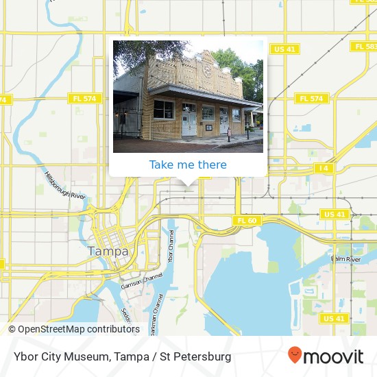 Mapa de Ybor City Museum