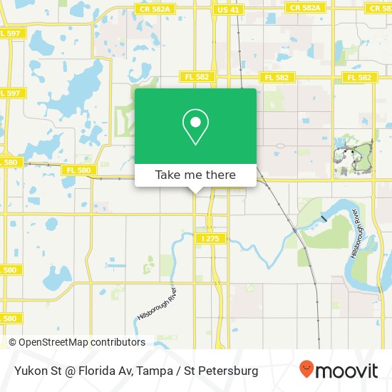 Yukon St @ Florida Av map