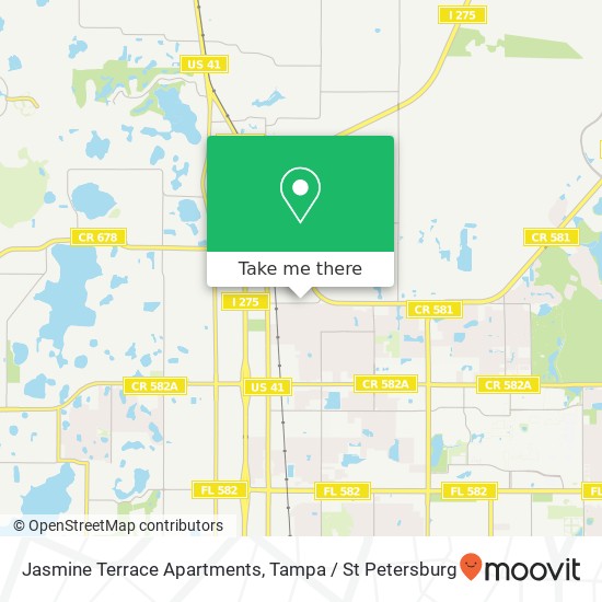 Jasmine Terrace Apartments map