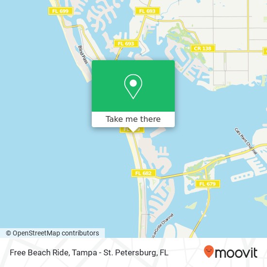 Free Beach Ride map