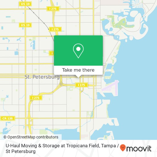 U-Haul Moving & Storage at Tropicana Field map