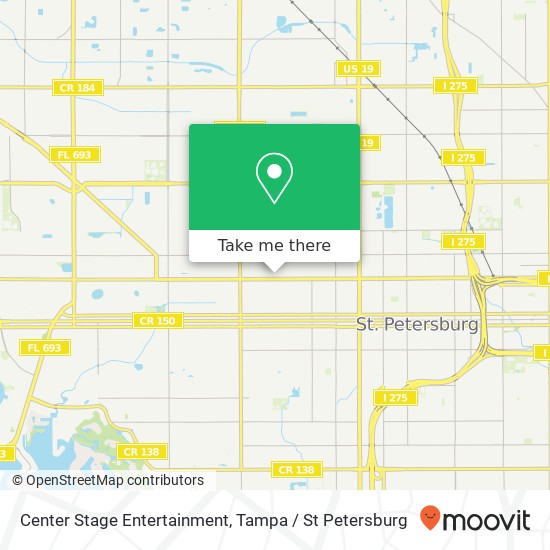 Center Stage Entertainment map