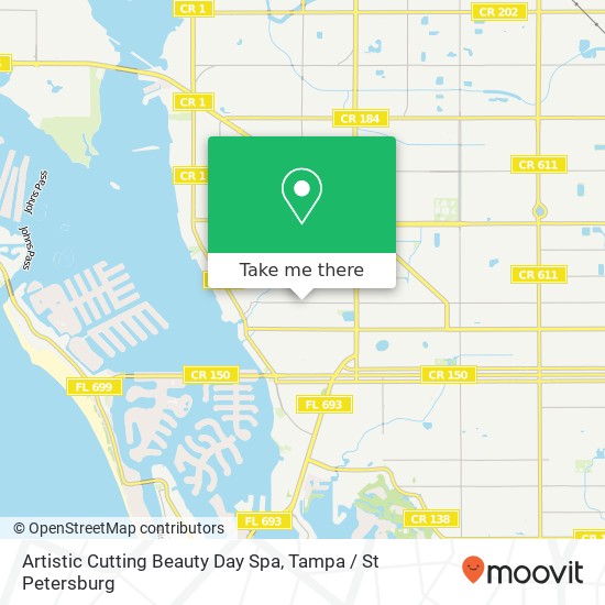 Artistic Cutting Beauty Day Spa map