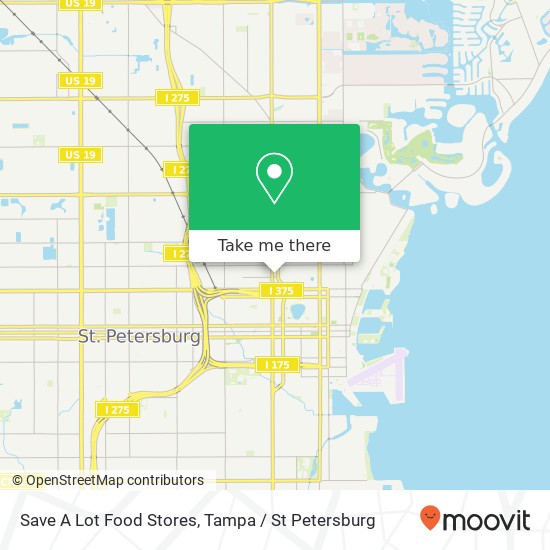 Save A Lot Food Stores map