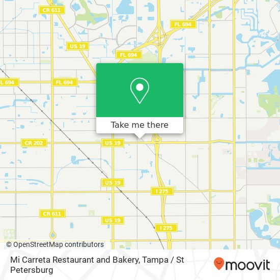 Mi Carreta Restaurant and Bakery map