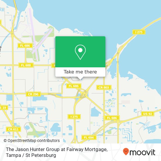 The Jason Hunter Group at Fairway Mortgage map