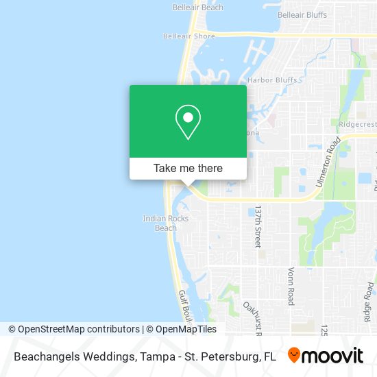 Beachangels Weddings map