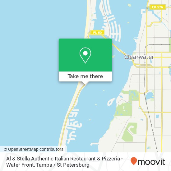 Mapa de Al & Stella Authentic Italian Restaurant & Pizzeria -Water Front