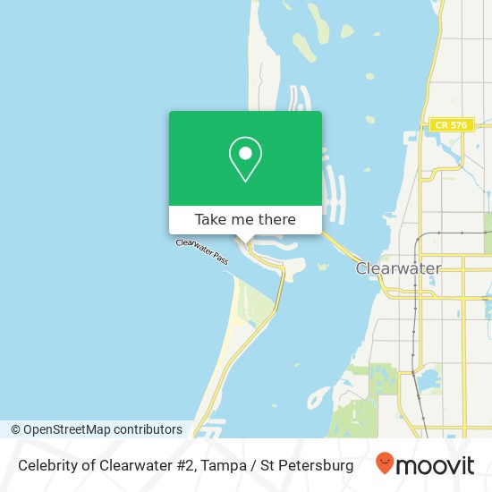 Mapa de Celebrity of Clearwater #2