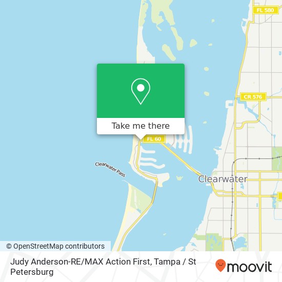 Mapa de Judy Anderson-RE / MAX Action First