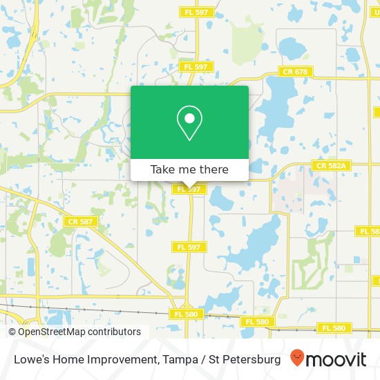 Lowe's Home Improvement map