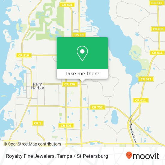 Royalty Fine Jewelers map