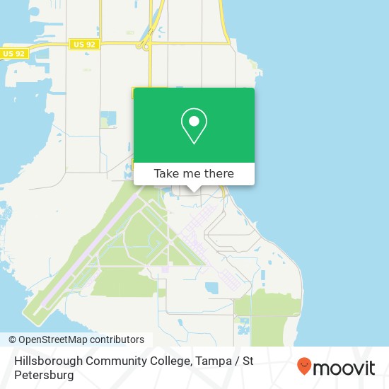 Hillsborough Community College map