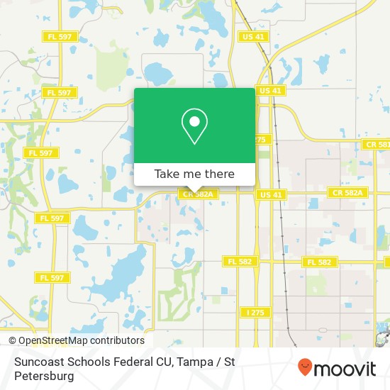 Suncoast Schools Federal CU map